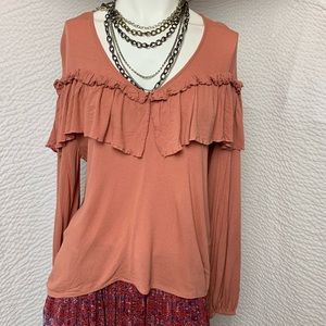 Leith Long Sleeve Blouse Size S